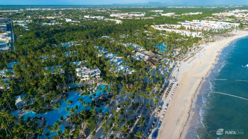Aerial view of Punta Cana