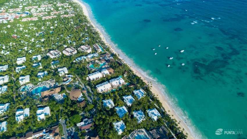 Aerial view of Punta Cana